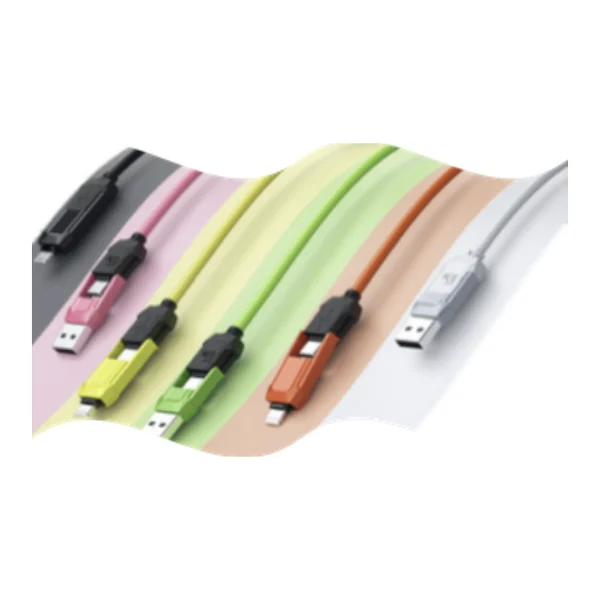 Cables G-TIDE 4 en 1 trenzados en varios colores